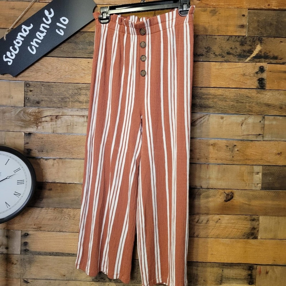Love tree women's causal stripped pants size medium